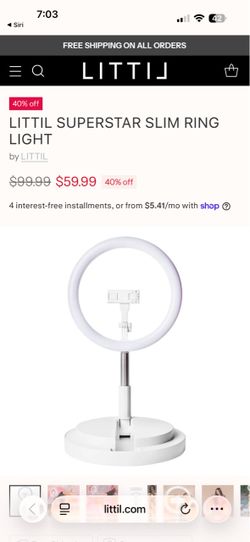 Litti superstar light with stand