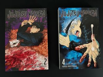 Gege Akutami Jujutsu Kaisen, Vol. 2 and Vol. 4
