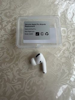New Original A2083 Right Earbud Replacement for Air Pro 1st Gen, Compatible with OEM Pod Pro Charging Case, Single Right Ear Side Only,