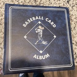 Baseball Cards W/Binder