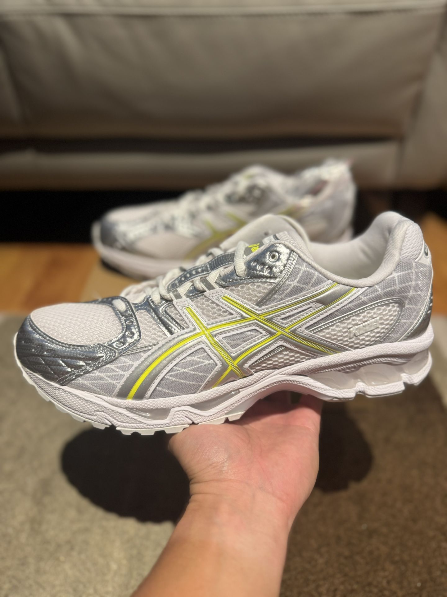 ASICS Gel-Nimbus 10.1 Kith White Pure Silver Size 11