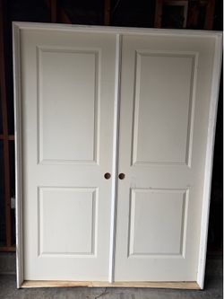 49 3/8-inx81 5/16-in Molded Double door