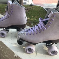 Sure Grip Boardwalk Suede Roller Skates Size 5