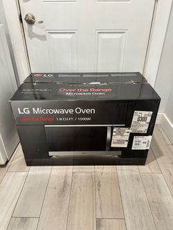 microwave over the range 1.8 cu ft / 1000 watts new