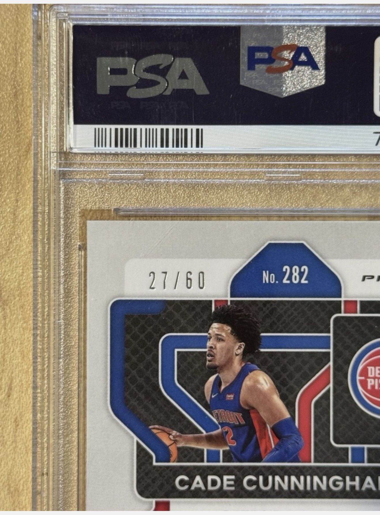 Cade Cunningham RC /60 PSA 10 Orange Wave Prizm Rookie 2021 Pop 2 SSP