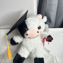 Cow Graduation Plushie 