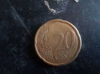 Minting error Coin Italy 20 euro cent 2002