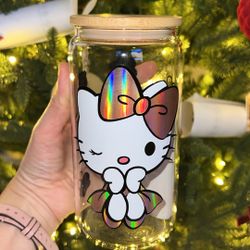 Hello Kitty Glass Cup