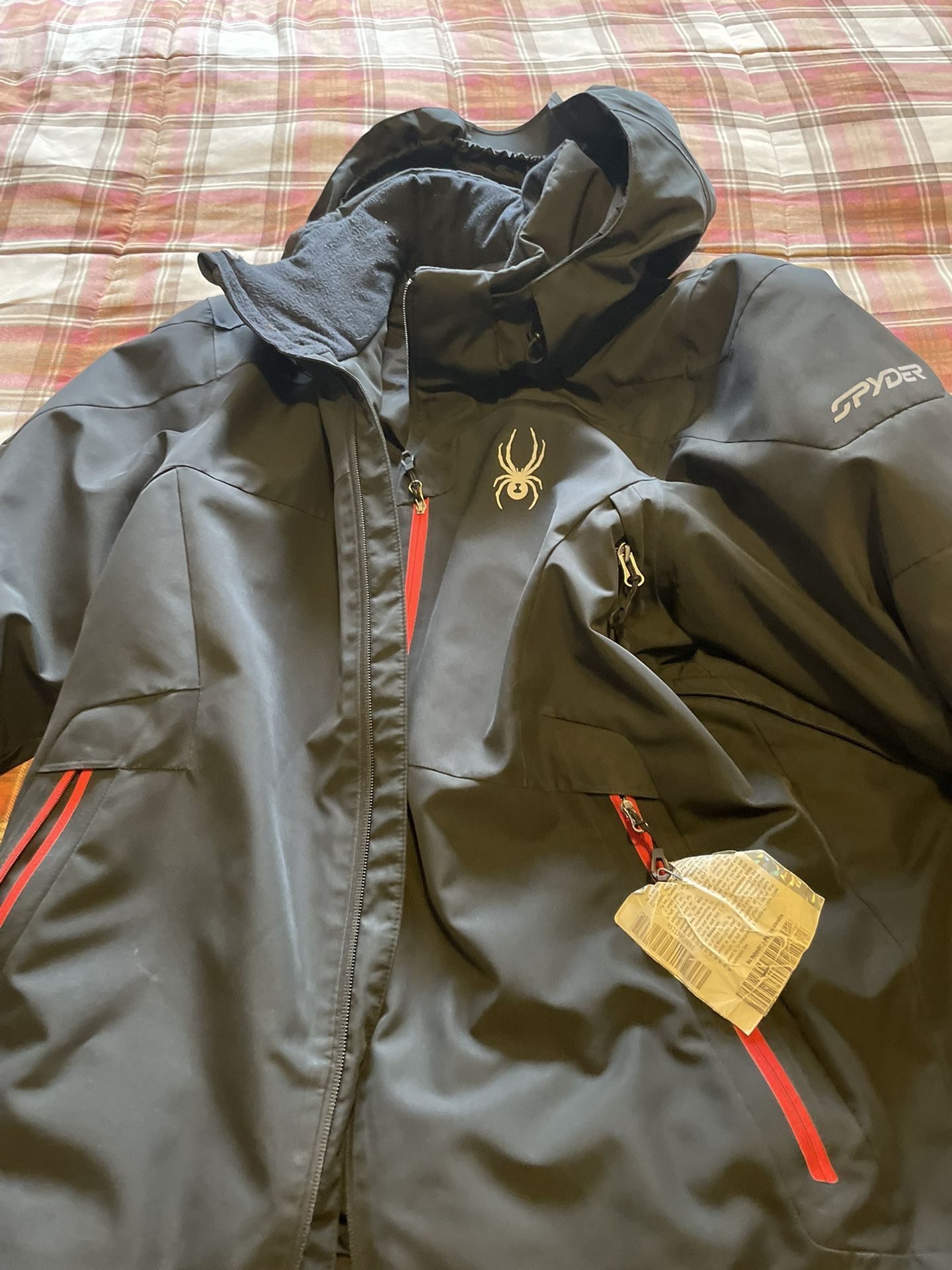 Spyder Men’s Ski Jacket Coat Size L Lightly Used