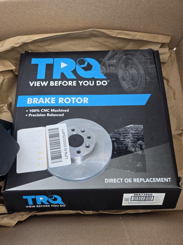 TRQ Rotor And Brake Pads