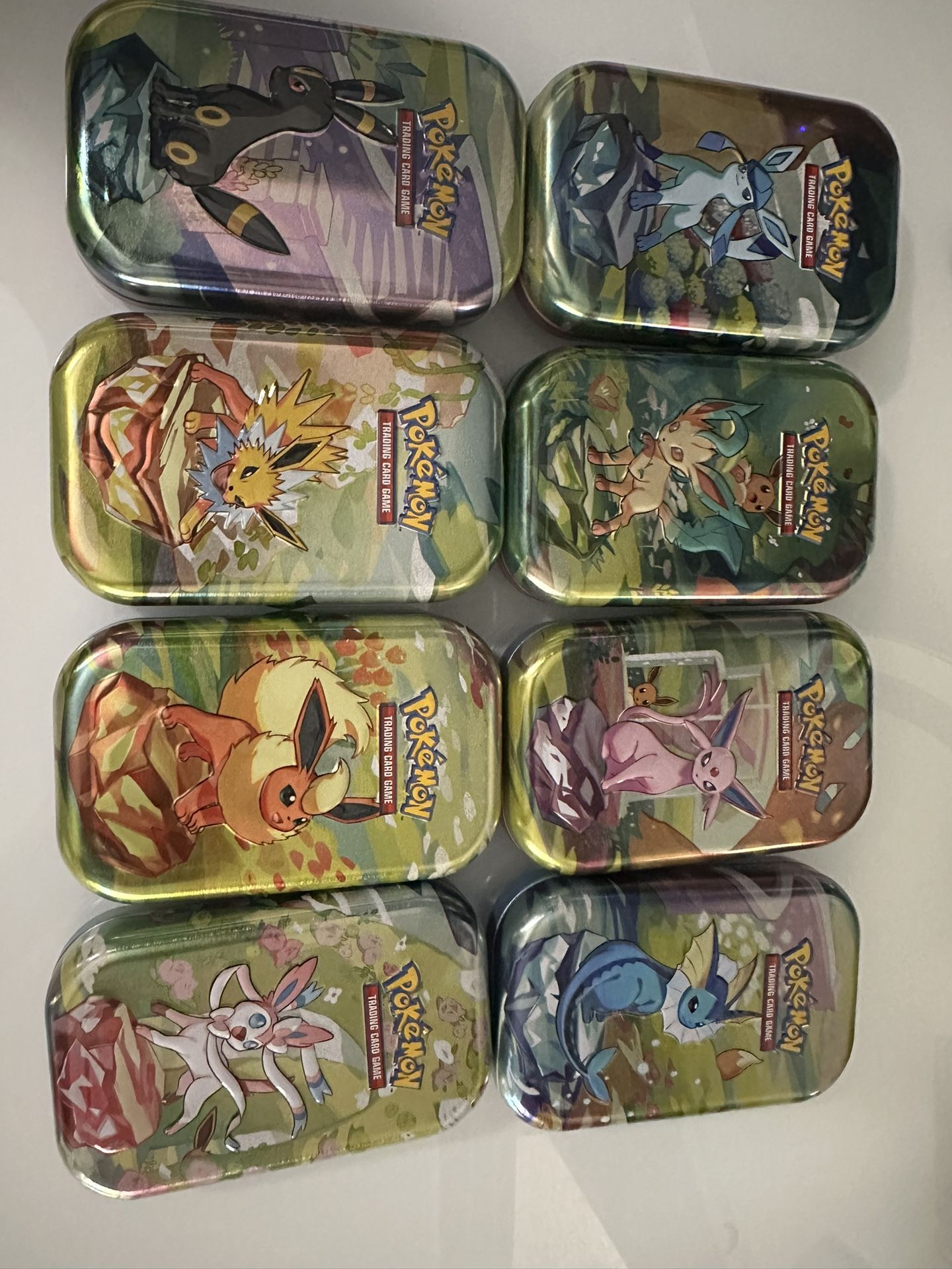 Pokemon Prismatic Mini Tins(Tins Only)
