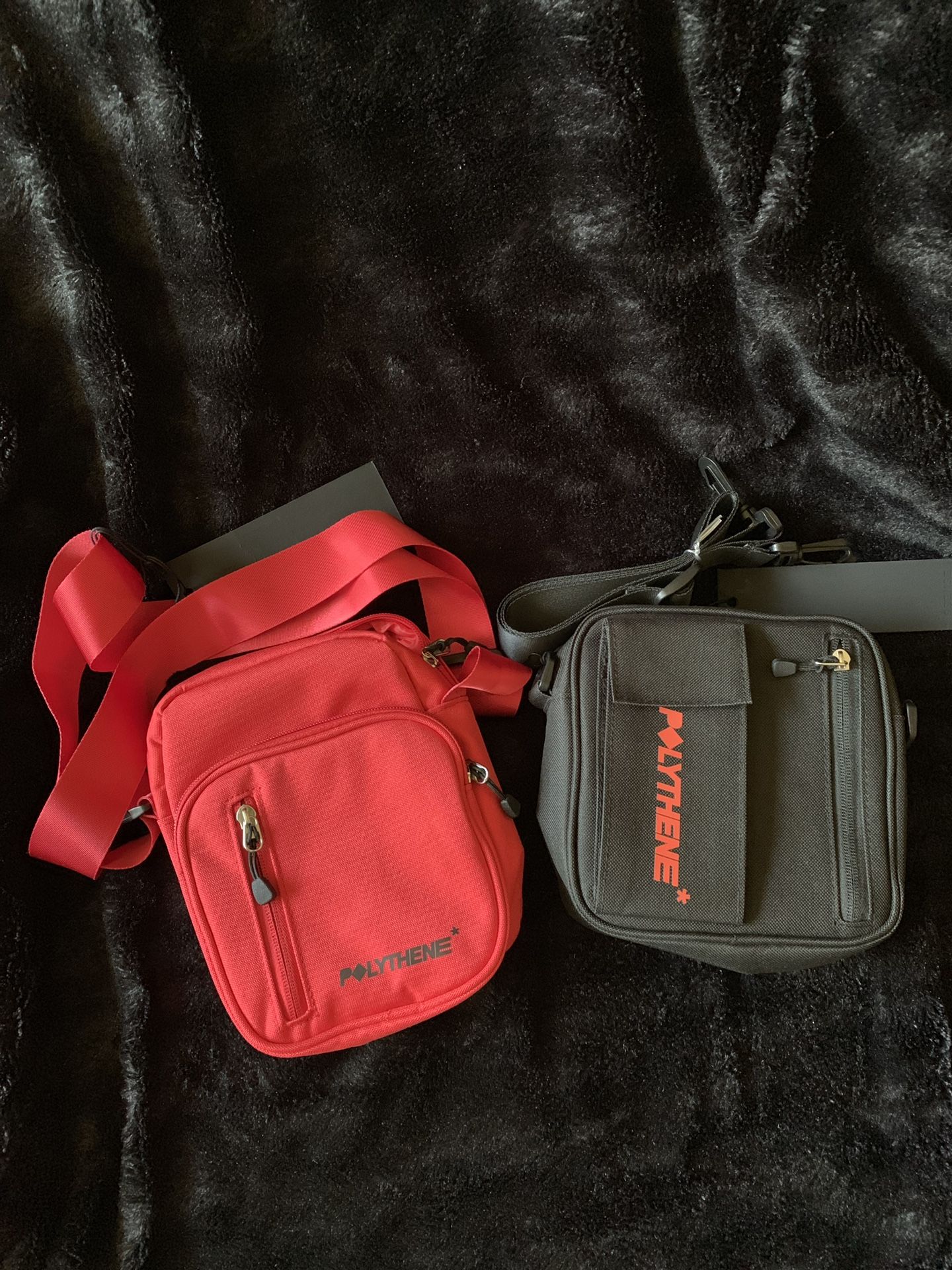 Polythene optics shoulder/sling bags this is a designer brand google it