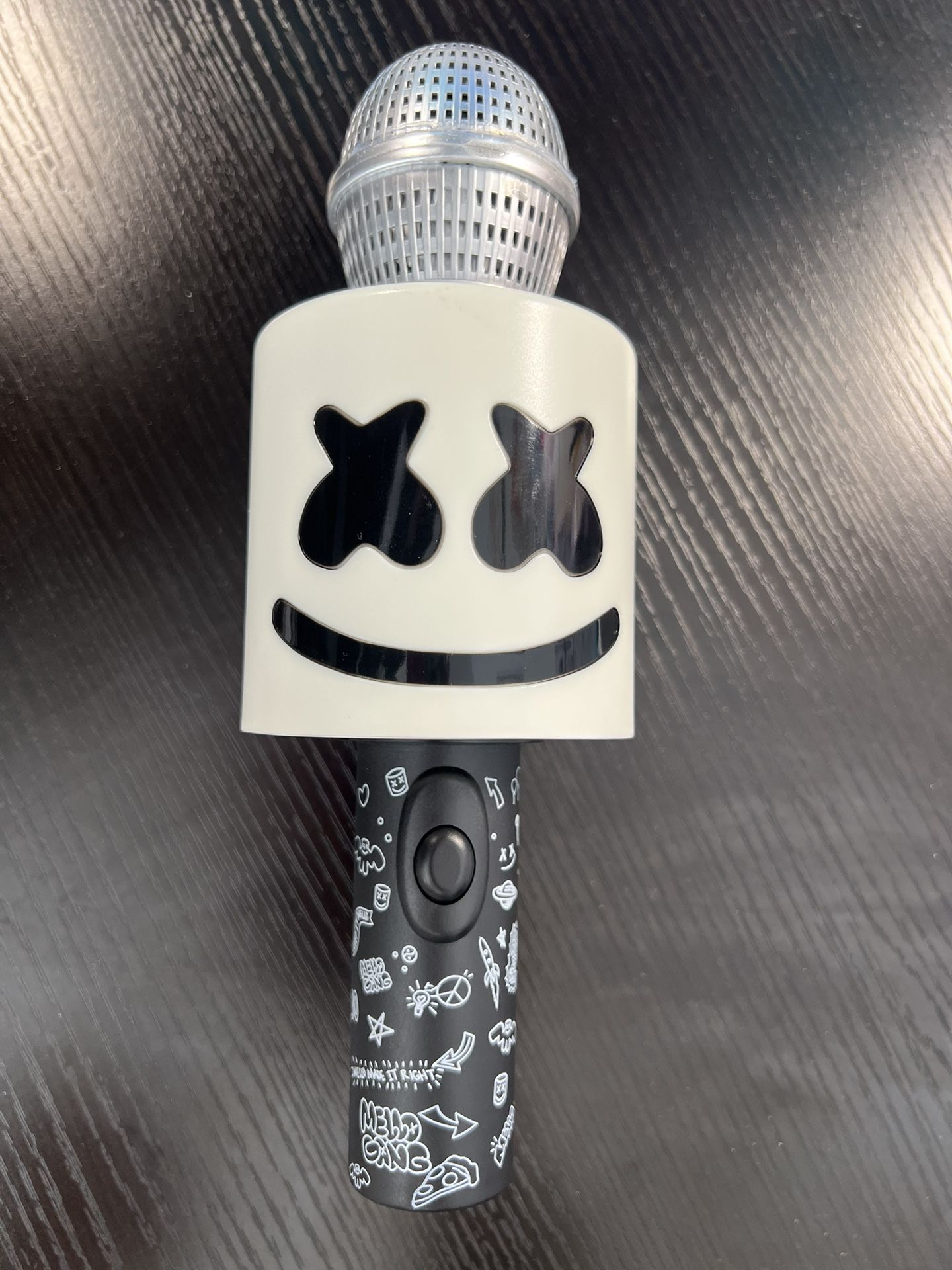 DJ Marshmello Luminous LED Microphone Halloween Costume Music Accessory Light Up