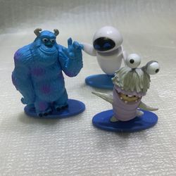 Disney Pixar Monsters Inc Sulley And Boo 2.5" Figures Mattel Micro Collection