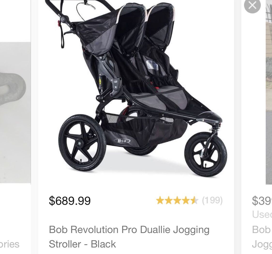 Bob Revolution Duallie Double Stroller