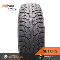 Set of 2 Used  10/32  Winter  235/65R18  104T  Hankook   I*Pike Rw11