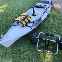 Hobie Maroge /Foot Peddler/ Oars  / Life vest  / And  Cart