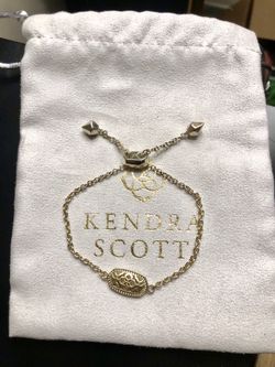 Kendra Scott - Elaina Gold Adjustable Chain Bracelet in Gold Filigree