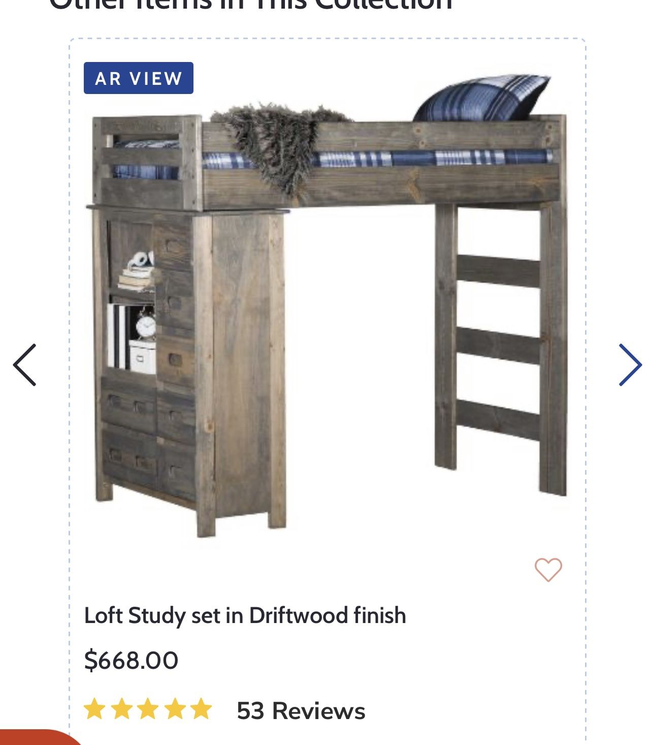 American furniture Warehouse Cheyenne Driftwood Bunk Bed