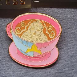 Disney Princess Rapunzel Teacup Enamel Metal Pin Blind Box Series 