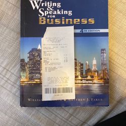 Writing & Speaking For Business ( ISBN: 9781611650211 )