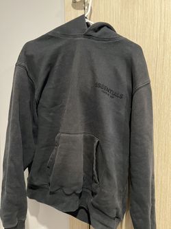 Black Essential Hoodie XS