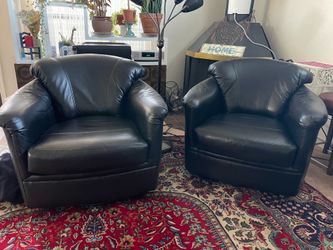 Flex Steel Leather Chairs