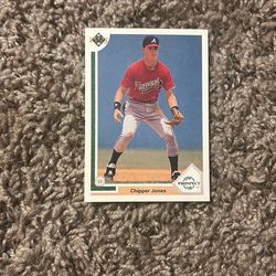 Chipper Jones Upper Deck Rookie Card