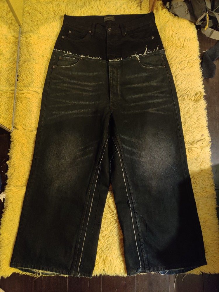 Balenciaga Cut-up jeans