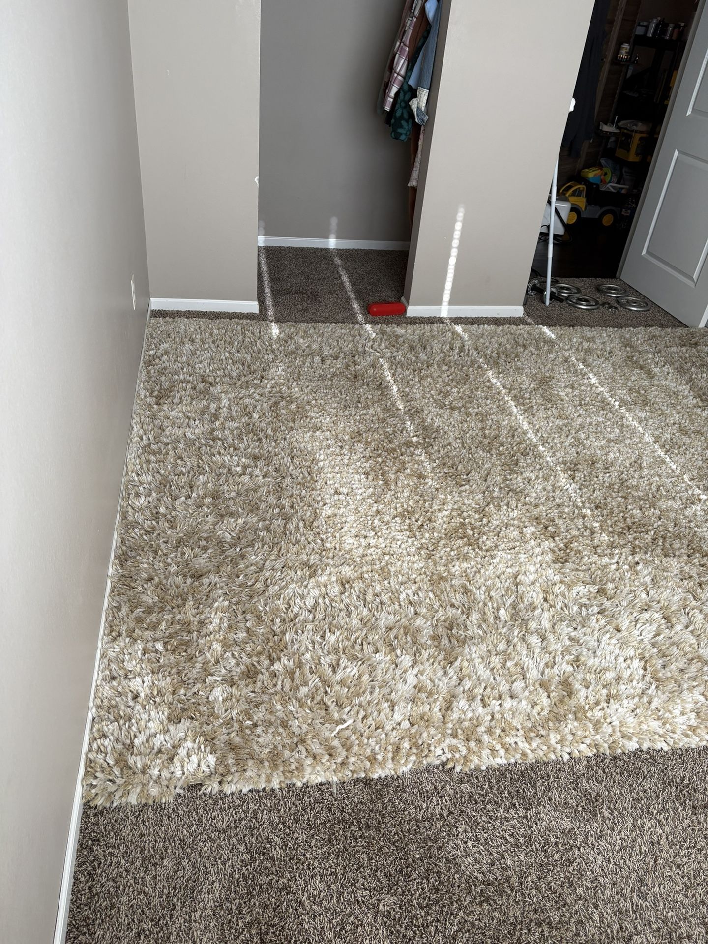 Tan Extra Large Luxury Rug Shaggy I Fluffy