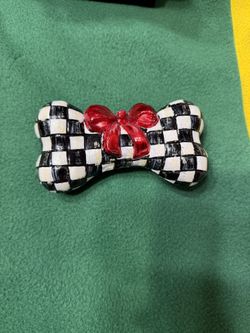 Mckenzie Childs Dog Bone Ornament