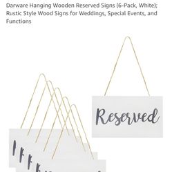 6 Reserved Signs 