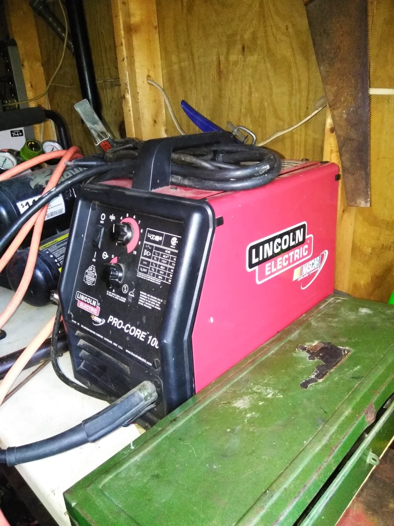 Lincoln mig welder NASCAR edition like new