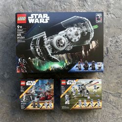 Lego Star Wars Tie Bomber & Mandalore Battle Pack & 501st Battle Pack + *Darth Maul*