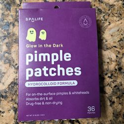 Glow in the dark pimple patches $5