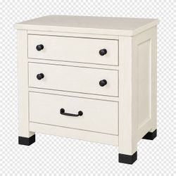 Vintage night stand with usb charger