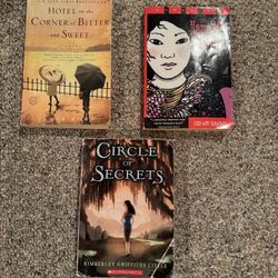 3LikeNew Paperback Books-Hotel Corner Of, Name Me Nobody, Circle Of Secrets