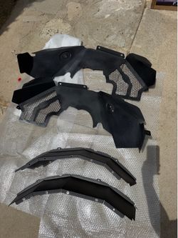 07-17 jeep wrangler jk aluminum inner fenders liners