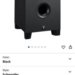 Yamaha HS8S 8-inch Powered Studio Subwoofer