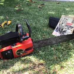 Craftsman  18” Gas   3.7 Chainsaw W/ Case.  $75.    OBO