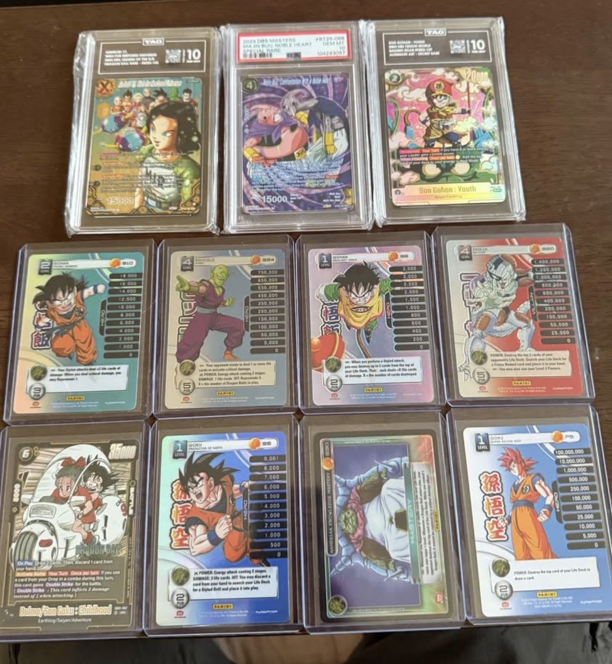 Graded Dragon Ball Z Lot