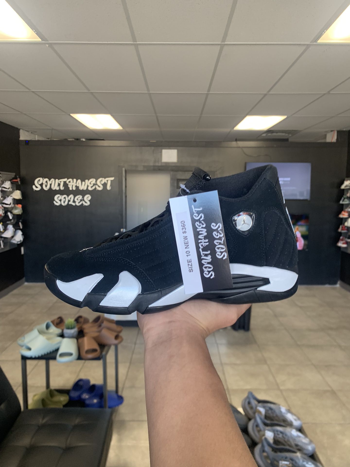 Jordan 14 Black White Size 10 Available In Store!