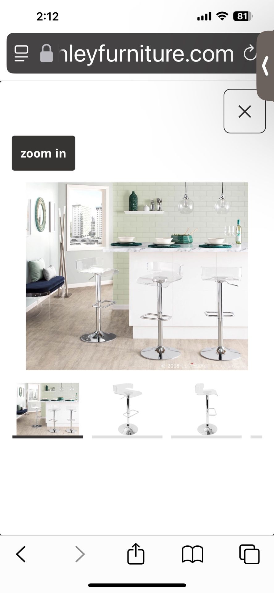 LumiSource Pride Bar Stool   