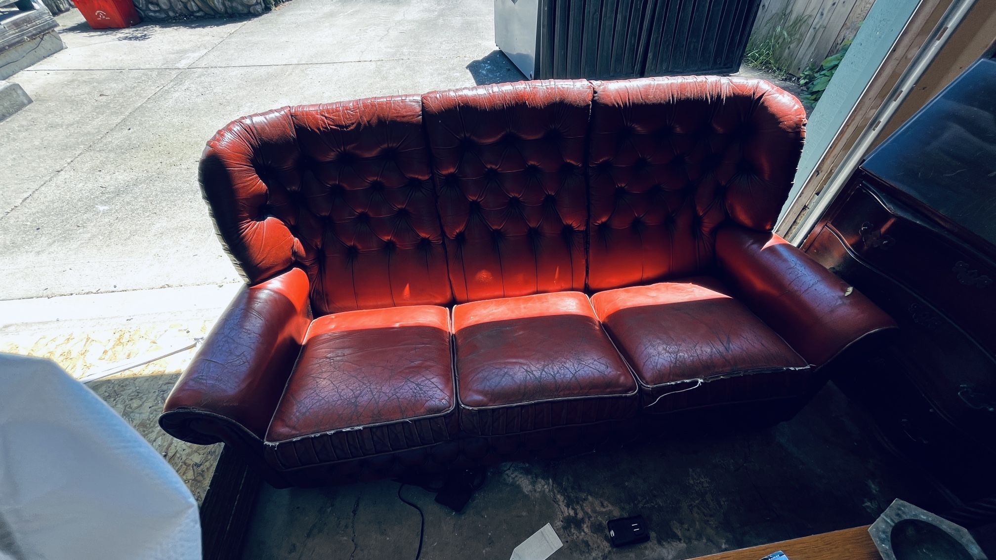 Chesterfield Leather Sofa