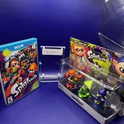 Splatoon Wii U And Splatoon Amiibo Set