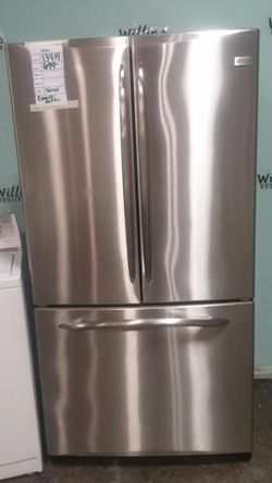 GE FRENCH DOOR REFRIGERATOR STAINLESS STEEL