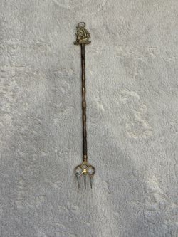 Brass Toasting Fork