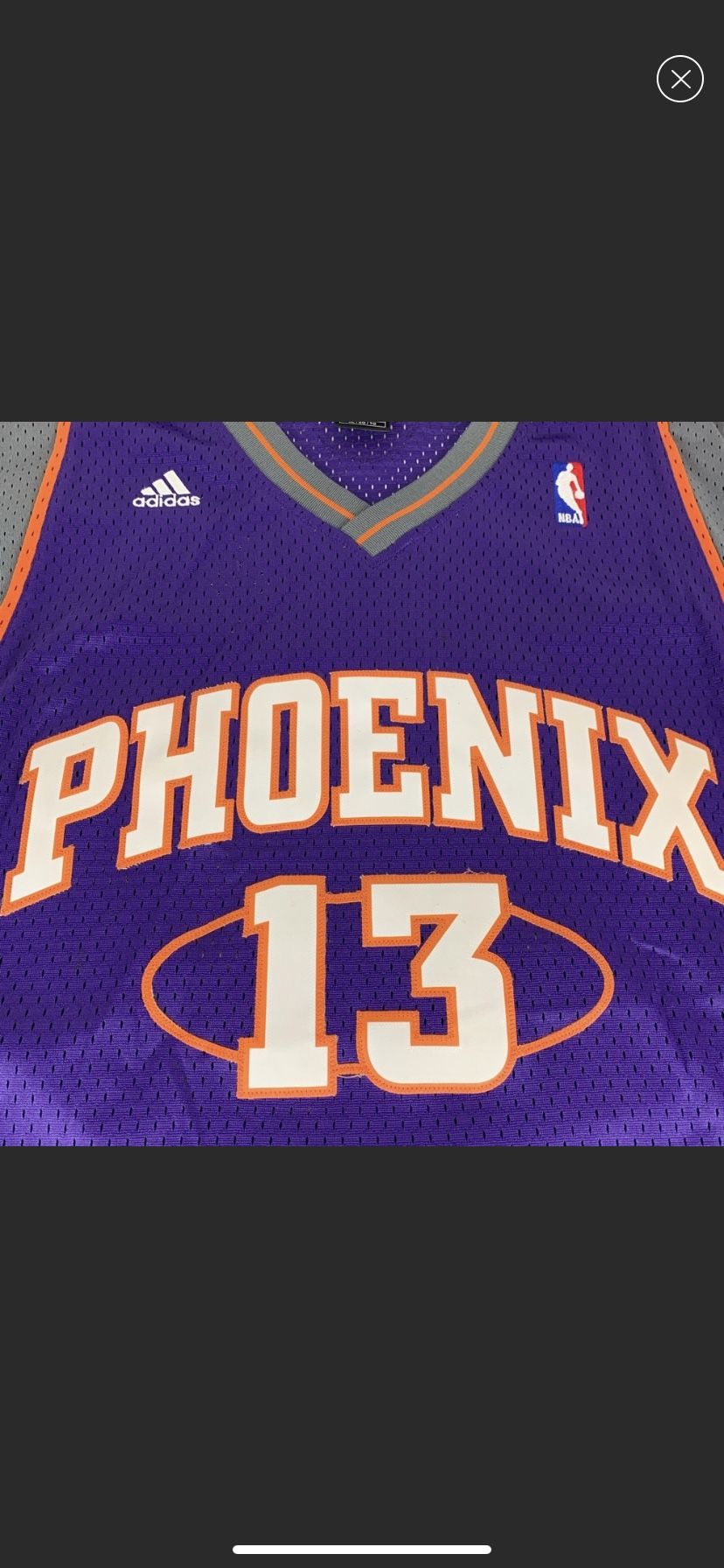 Steve Nash Phoenix Suns NBA Adidas Authentic Jersey