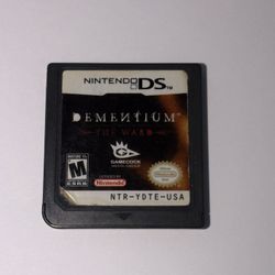 Dementium The Ward Nintendo DS Authentic Tested