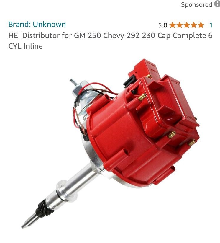 HEI Distributor Complere 6 Cyl Inline